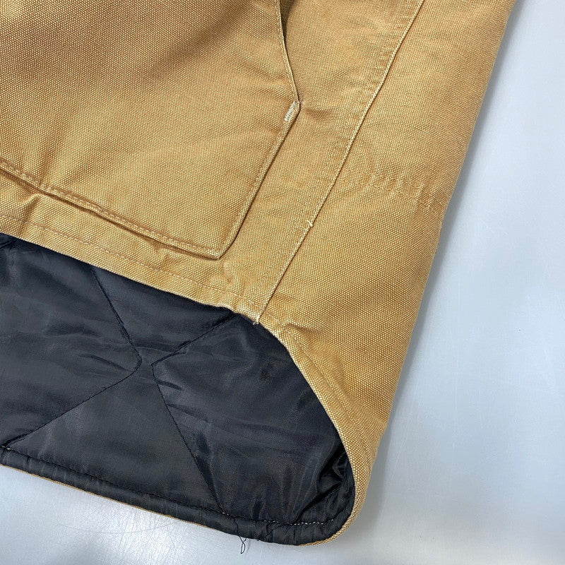 【中古品】【メンズ】 CARHARTT カーハート UQ186 星タグ USA製 93年製 90S QUILTING LINER DUCK VEST キルティング ライナー ダック ベスト アウター 146-260827-cs-27-izu サイズ：L カラー：ブラウン 万代Net店