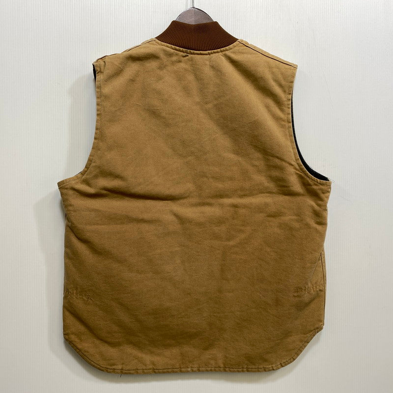 【中古品】【メンズ】 CARHARTT カーハート UQ186 星タグ USA製 93年製 90S QUILTING LINER DUCK VEST キルティング ライナー ダック ベスト アウター 146-260827-cs-27-izu サイズ：L カラー：ブラウン 万代Net店