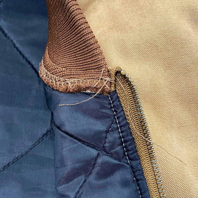 【中古品】【メンズ】 CARHARTT カーハート UQ186 星タグ USA製 93年製 90S QUILTING LINER DUCK VEST キルティング ライナー ダック ベスト アウター 146-260827-cs-27-izu サイズ：L カラー：ブラウン 万代Net店