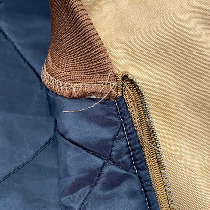 【中古品】【メンズ】 CARHARTT カーハート UQ186 星タグ USA製 93年製 90S QUILTING LINER DUCK VEST キルティング ライナー ダック ベスト アウター 146-260827-cs-27-izu サイズ：L カラー：ブラウン 万代Net店
