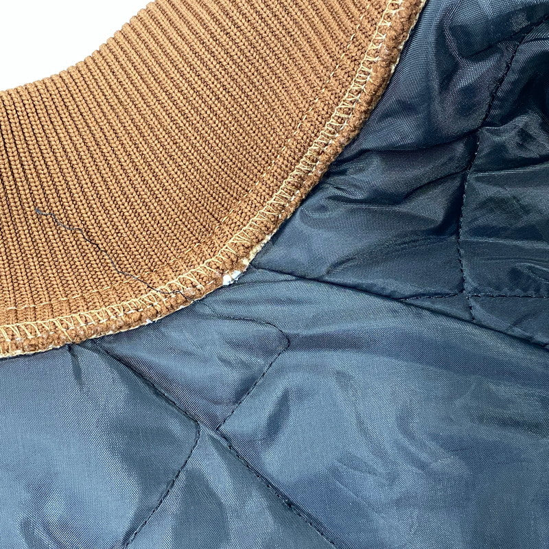 【中古品】【メンズ】 CARHARTT カーハート UQ186 星タグ USA製 93年製 90S QUILTING LINER DUCK VEST キルティング ライナー ダック ベスト アウター 146-260827-cs-27-izu サイズ：L カラー：ブラウン 万代Net店