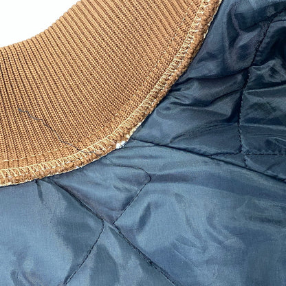 【中古品】【メンズ】 CARHARTT カーハート UQ186 星タグ USA製 93年製 90S QUILTING LINER DUCK VEST キルティング ライナー ダック ベスト アウター 146-260827-cs-27-izu サイズ：L カラー：ブラウン 万代Net店
