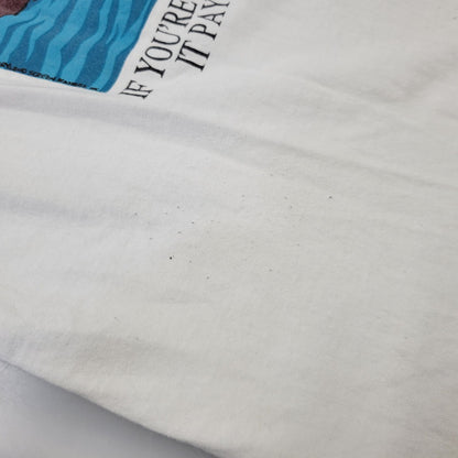 【中古品】【メンズ】 BIG JOHNSON ビッグ ジョンソン LIFE RAFTS TEE ライフラフツ Tシャツ トップス 半袖 146-260906-ya-09-izu サイズ：L カラー：ホワイト 万代Net店