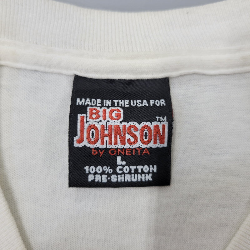 【中古品】【メンズ】 BIG JOHNSON ビッグ ジョンソン LIFE RAFTS TEE ライフラフツ Tシャツ トップス 半袖 146-260906-ya-09-izu サイズ：L カラー：ホワイト 万代Net店