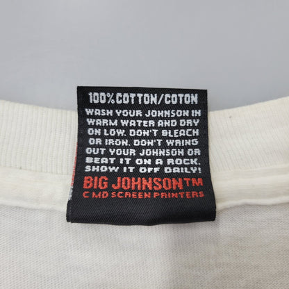 【中古品】【メンズ】 BIG JOHNSON ビッグ ジョンソン LIFE RAFTS TEE ライフラフツ Tシャツ トップス 半袖 146-260906-ya-09-izu サイズ：L カラー：ホワイト 万代Net店