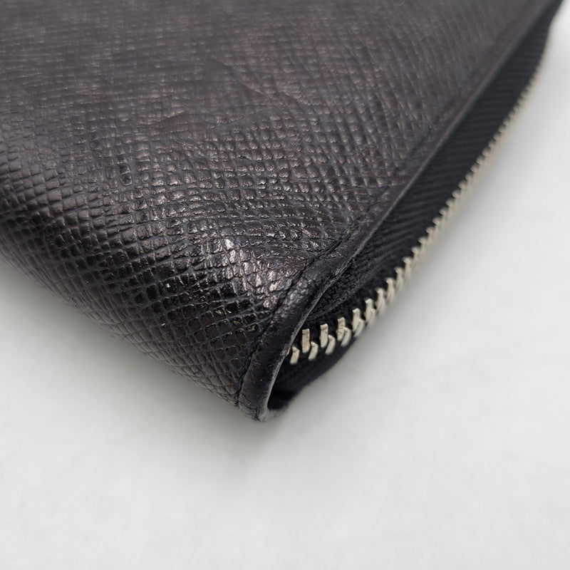 【中古品】【メンズ/レディース】 LOUIS VUITTON ルイ・ヴィトン M30056 タイガ ジッピー オーガナイザーNM 財布 サイフ ウォレット 179-260826-ay-05-izu カラー：ブラック 万代Net店