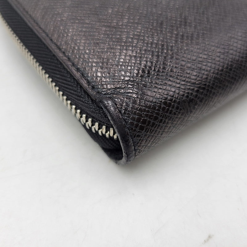 【中古品】【メンズ/レディース】 LOUIS VUITTON ルイ・ヴィトン M30056 タイガ ジッピー オーガナイザーNM 財布 サイフ ウォレット 179-260826-ay-05-izu カラー：ブラック 万代Net店