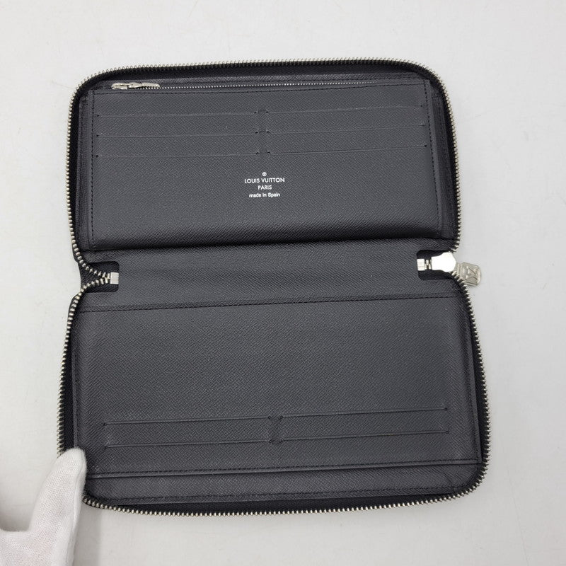 【中古品】【メンズ/レディース】 LOUIS VUITTON ルイ・ヴィトン M30056 タイガ ジッピー オーガナイザーNM 財布 サイフ ウォレット 179-260826-ay-05-izu カラー：ブラック 万代Net店