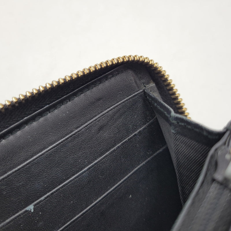 【中古品】【メンズ/レディース】 GUCCI グッチ 307980 グッチシマ ラウンド ファスナー 長財布 サイフ ウォレット 181-260826-ay-07-izu カラー：ブラック 万代Net店