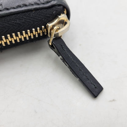 【中古品】【メンズ/レディース】 GUCCI グッチ 307980 グッチシマ ラウンド ファスナー 長財布 サイフ ウォレット 181-260826-ay-07-izu カラー：ブラック 万代Net店