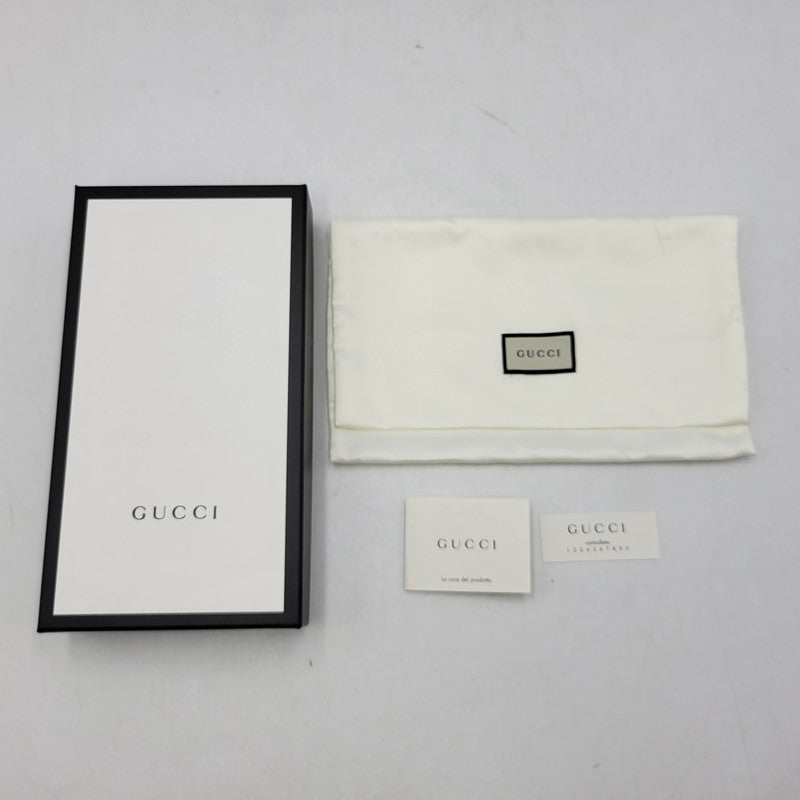 【中古品】【メンズ/レディース】 GUCCI グッチ 307980 グッチシマ ラウンド ファスナー 長財布 サイフ ウォレット 181-260826-ay-07-izu カラー：ブラック 万代Net店