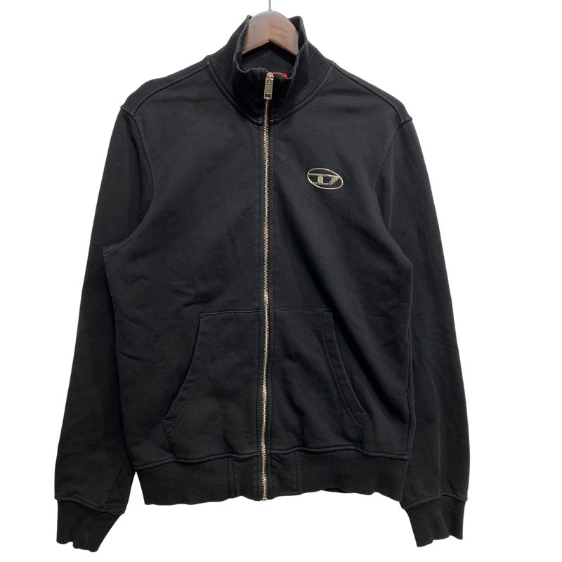 【中古品】【メンズ】 DIESEL ディーゼル A11439 S-GINNI-ZIP-OD ジップアップ スウェット トップス 141-260827-yn-13-izu サイズ：S カラー：ブラック 万代Net店
