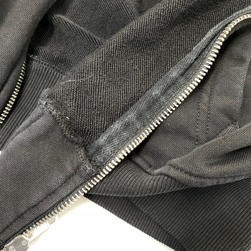 【中古品】【メンズ】 DIESEL ディーゼル A11439 S-GINNI-ZIP-OD ジップアップ スウェット トップス 141-260827-yn-13-izu サイズ：S カラー：ブラック 万代Net店