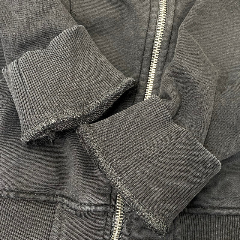 【中古品】【メンズ】 DIESEL ディーゼル A11439 S-GINNI-ZIP-OD ジップアップ スウェット トップス 141-260827-yn-13-izu サイズ：S カラー：ブラック 万代Net店