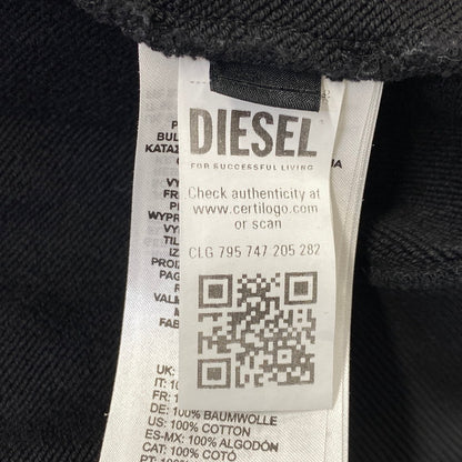 【中古品】【メンズ】 DIESEL ディーゼル A11439 S-GINNI-ZIP-OD ジップアップ スウェット トップス 141-260827-yn-13-izu サイズ：S カラー：ブラック 万代Net店