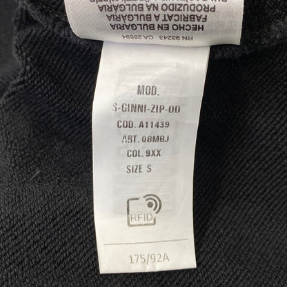 【中古品】【メンズ】 DIESEL ディーゼル A11439 S-GINNI-ZIP-OD ジップアップ スウェット トップス 141-260827-yn-13-izu サイズ：S カラー：ブラック 万代Net店