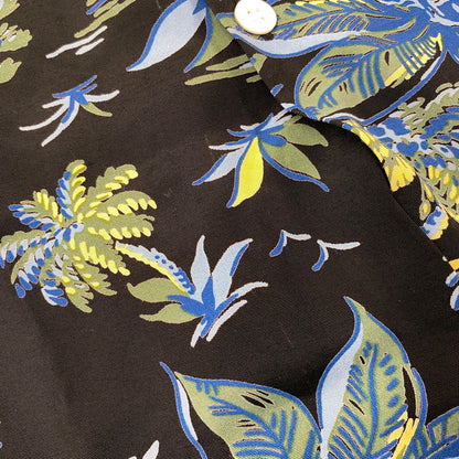 【中古品】【メンズ】 KONABAY HAWAII コナベイ ハワイ BIG PINEAPPLE RAYON OPEN COLLAR SS SHIRT ビッグ パイナップル レーヨン オープン カラー ショートスリーブシャツ 145-260827-yn-12-izu サイズ：不明 カラー：ブラック系 万代Net店