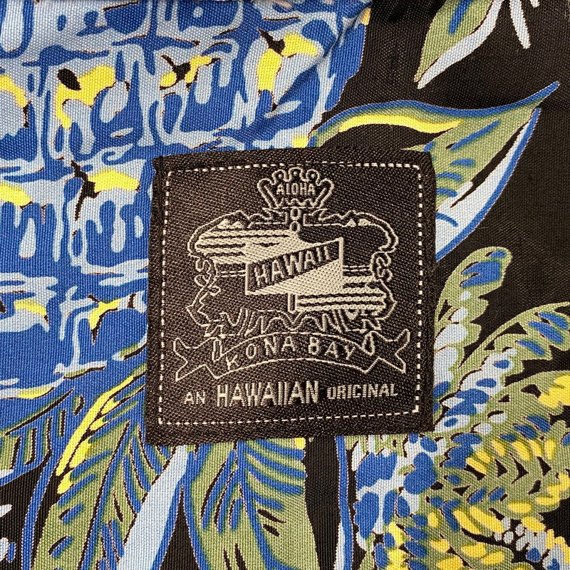 【中古品】【メンズ】 KONABAY HAWAII コナベイ ハワイ BIG PINEAPPLE RAYON OPEN COLLAR SS SHIRT ビッグ パイナップル レーヨン オープン カラー ショートスリーブシャツ 145-260827-yn-12-izu サイズ：不明 カラー：ブラック系 万代Net店