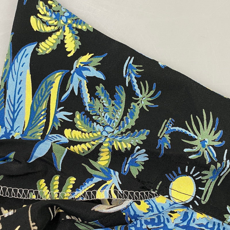 【中古品】【メンズ】 KONABAY HAWAII コナベイ ハワイ BIG PINEAPPLE RAYON OPEN COLLAR SS SHIRT ビッグ パイナップル レーヨン オープン カラー ショートスリーブシャツ 145-260827-yn-12-izu サイズ：不明 カラー：ブラック系 万代Net店