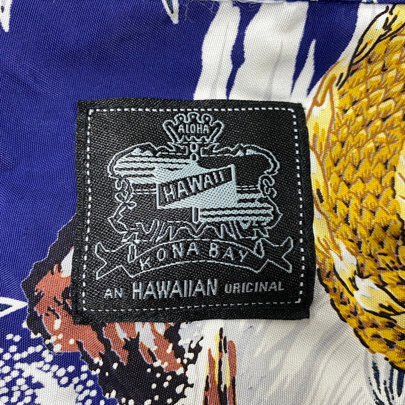 【中古品】【メンズ】 KONABAY HAWAII コナベイ ハワイ TIGER AND DRAGON RAYON OPEN COLLAR SS SHIRT タイガーアンドドラゴン レーヨン オープンカラー SS シャツ 145-260827-yn-16-izu サイズ：不明 カラー：ブルー系 万代Net店