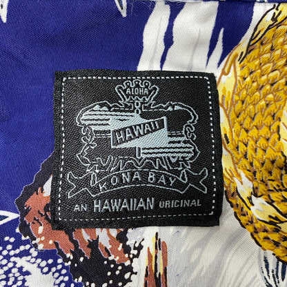 【中古品】【メンズ】 KONABAY HAWAII コナベイ ハワイ TIGER AND DRAGON RAYON OPEN COLLAR SS SHIRT タイガーアンドドラゴン レーヨン オープンカラー SS シャツ 145-260827-yn-16-izu サイズ：不明 カラー：ブルー系 万代Net店