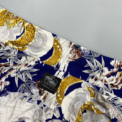 【中古品】【メンズ】 KONABAY HAWAII コナベイ ハワイ TIGER AND DRAGON RAYON OPEN COLLAR SS SHIRT タイガーアンドドラゴン レーヨン オープンカラー SS シャツ 145-260827-yn-16-izu サイズ：不明 カラー：ブルー系 万代Net店