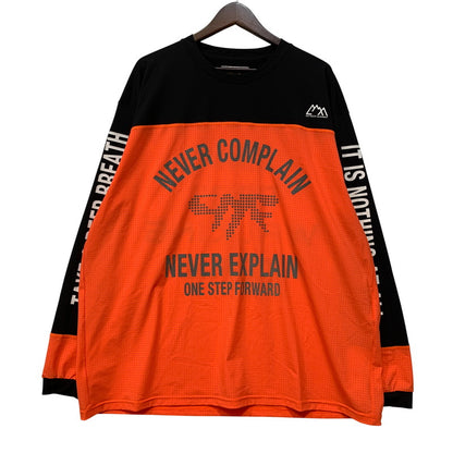 【中古美品】【メンズ】 COMFY OUTDOOR GARMENT コムフィーアウトドアガーメント CMF2602-C11 BMX TEE ビーエムエックス Tシャツ トップス 長袖 144-260827-cs-21-izu サイズ：XL カラー：オレンジ×ブラック 万代Net店