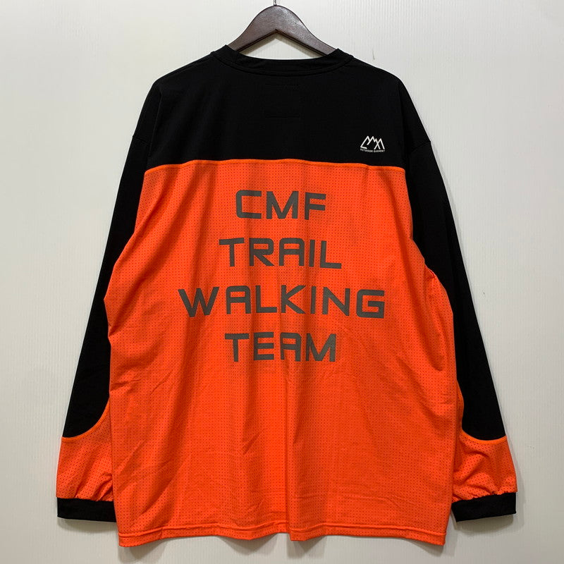【中古美品】【メンズ】 COMFY OUTDOOR GARMENT コムフィーアウトドアガーメント CMF2602-C11 BMX TEE ビーエムエックス Tシャツ トップス 長袖 144-260827-cs-21-izu サイズ：XL カラー：オレンジ×ブラック 万代Net店