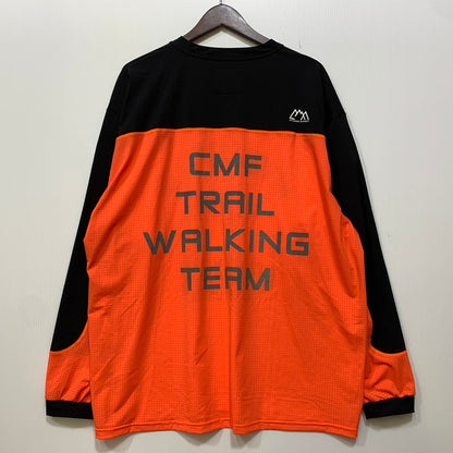 【中古美品】【メンズ】 COMFY OUTDOOR GARMENT コムフィーアウトドアガーメント CMF2602-C11 BMX TEE ビーエムエックス Tシャツ トップス 長袖 144-260827-cs-21-izu サイズ：XL カラー：オレンジ×ブラック 万代Net店