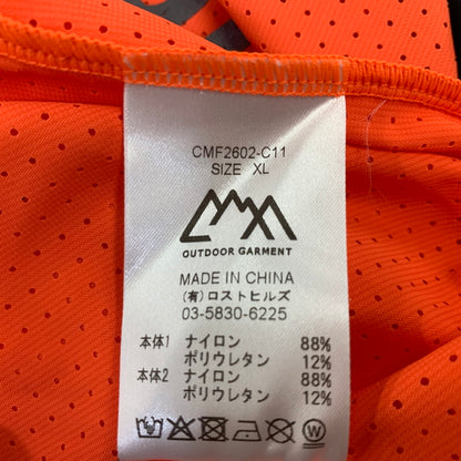 【中古美品】【メンズ】 COMFY OUTDOOR GARMENT コムフィーアウトドアガーメント CMF2602-C11 BMX TEE ビーエムエックス Tシャツ トップス 長袖 144-260827-cs-21-izu サイズ：XL カラー：オレンジ×ブラック 万代Net店