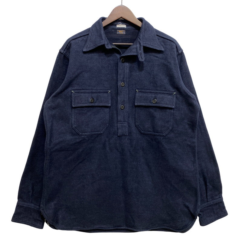 【中古品】【メンズ】 JOHN GLUCKOW ジョングラッコー WAREHOUSE ウエアハウス JG-04 23AW CHIEF PETTY OFFICER SHIRT チーフ ペティ オフィサー シャツ トップス 145-260827-cs-26-izu サイズ：42 カラー：ネイビー 万代Net店