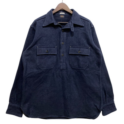 【中古品】【メンズ】 JOHN GLUCKOW ジョングラッコー WAREHOUSE ウエアハウス JG-04 23AW CHIEF PETTY OFFICER SHIRT チーフ ペティ オフィサー シャツ トップス 145-260827-cs-26-izu サイズ：42 カラー：ネイビー 万代Net店
