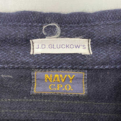 【中古品】【メンズ】 JOHN GLUCKOW ジョングラッコー WAREHOUSE ウエアハウス JG-04 23AW CHIEF PETTY OFFICER SHIRT チーフ ペティ オフィサー シャツ トップス 145-260827-cs-26-izu サイズ：42 カラー：ネイビー 万代Net店