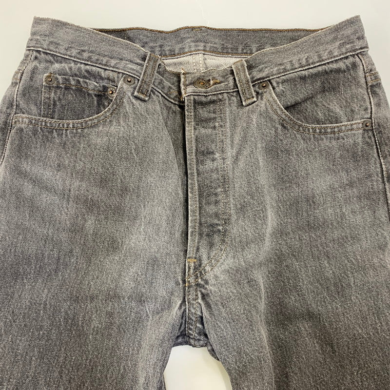 【中古品】【メンズ】 LEVI'S リーバイス 501-0658 刻印653 USA製 80-90S 先染め 501 BLACK DENIM PANTS ブラック デニム パンツ ボトムス ズボン 157-260905-cs-27-izu サイズ：W30L32 カラー：ブラック 万代Net店