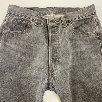 【中古品】【メンズ】 LEVI'S リーバイス 501-0658 刻印653 USA製 80-90S 先染め 501 BLACK DENIM PANTS ブラック デニム パンツ ボトムス ズボン 157-260905-cs-27-izu サイズ：W30L32 カラー：ブラック 万代Net店