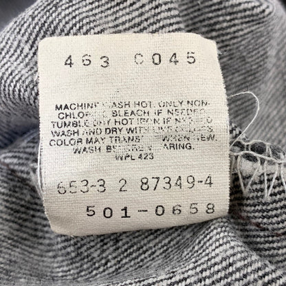 【中古品】【メンズ】 LEVI'S リーバイス 501-0658 刻印653 USA製 80-90S 先染め 501 BLACK DENIM PANTS ブラック デニム パンツ ボトムス ズボン 157-260905-cs-27-izu サイズ：W30L32 カラー：ブラック 万代Net店