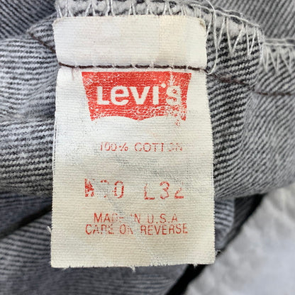 【中古品】【メンズ】 LEVI'S リーバイス 501-0658 刻印653 USA製 80-90S 先染め 501 BLACK DENIM PANTS ブラック デニム パンツ ボトムス ズボン 157-260905-cs-27-izu サイズ：W30L32 カラー：ブラック 万代Net店