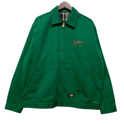 【中古品】【メンズ】 HYSTERIC GLAMOUR ヒステリックグラマー×DICKIES ディッキーズ 02231AB01 23SS RICHARD KERN COACH JACKET リチャード カーン コーチ ジャケット アウター 140-260827-cs-12-izu サイズ：XL カラー：グリーン 万代Net店