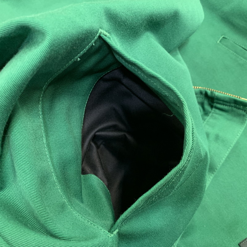 【中古品】【メンズ】 HYSTERIC GLAMOUR ヒステリックグラマー×DICKIES ディッキーズ 02231AB01 23SS RICHARD KERN COACH JACKET リチャード カーン コーチ ジャケット アウター 140-260827-cs-12-izu サイズ：XL カラー：グリーン 万代Net店