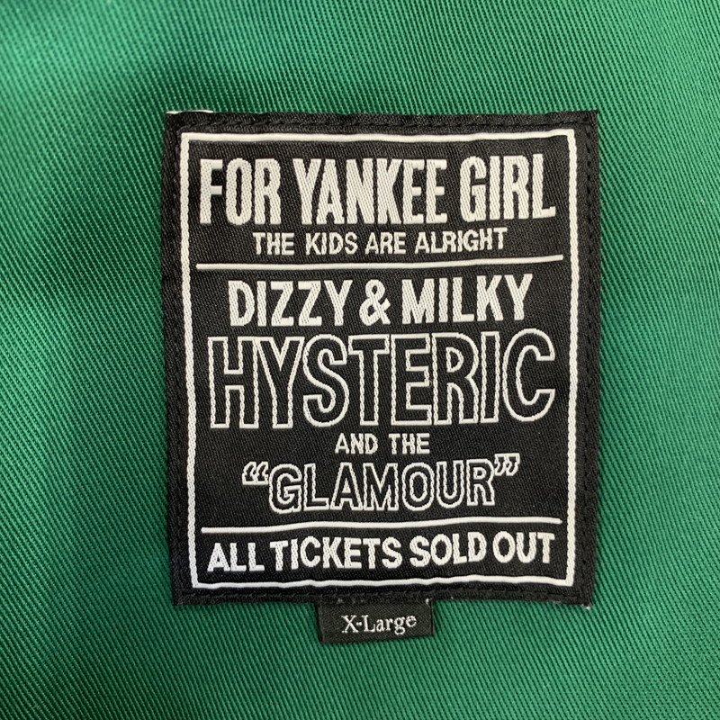 【中古品】【メンズ】 HYSTERIC GLAMOUR ヒステリックグラマー×DICKIES ディッキーズ 02231AB01 23SS RICHARD KERN COACH JACKET リチャード カーン コーチ ジャケット アウター 140-260827-cs-12-izu サイズ：XL カラー：グリーン 万代Net店