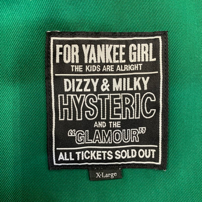 【中古品】【メンズ】 HYSTERIC GLAMOUR ヒステリックグラマー×DICKIES ディッキーズ 02231AB01 23SS RICHARD KERN COACH JACKET リチャード カーン コーチ ジャケット アウター 140-260827-cs-12-izu サイズ：XL カラー：グリーン 万代Net店
