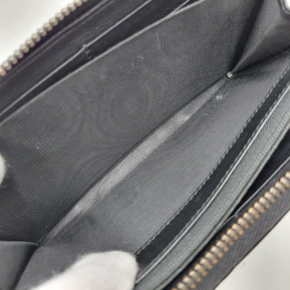 【中古品】【メンズ/レディース】 GUCCI グッチ ROUND ZIP LONG WALLET 307987 グッチシマ ラウンド ジップ ロングウォレット 財布 サイフ 181-260826-ay-06-izu カラー：ブラック 万代Net店
