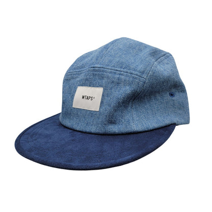 【中古品】【メンズ/レディース】 WTAPS ダブルタップス 202HCDT-HT04 20AW T-5 CAP COTTON.DENIM キャップ コットン デニム 帽子 185-260831-cs-14-izu サイズ：00 カラー：インディゴ×ブルー 万代Net店
