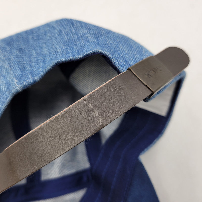 【中古品】【メンズ/レディース】 WTAPS ダブルタップス 202HCDT-HT04 20AW T-5 CAP COTTON.DENIM キャップ コットン デニム 帽子 185-260831-cs-14-izu サイズ：00 カラー：インディゴ×ブルー 万代Net店