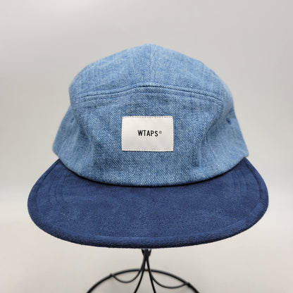 【中古品】【メンズ/レディース】 WTAPS ダブルタップス 202HCDT-HT04 20AW T-5 CAP COTTON.DENIM キャップ コットン デニム 帽子 185-260831-cs-14-izu サイズ：00 カラー：インディゴ×ブルー 万代Net店