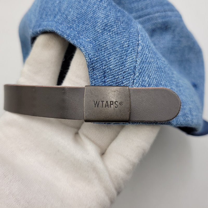 【中古品】【メンズ/レディース】 WTAPS ダブルタップス 202HCDT-HT04 20AW T-5 CAP COTTON.DENIM キャップ コットン デニム 帽子 185-260831-cs-14-izu サイズ：00 カラー：インディゴ×ブルー 万代Net店