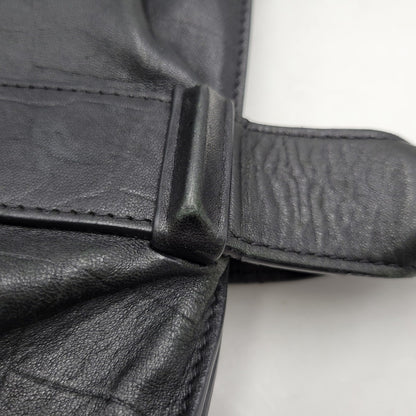 【現状渡し品】【メンズ/レディース】 JIMMY CHOO ジミーチュウ LEATHER TOTE BAG レザー トートバッグ クロコ型押し カバン 鞄 188-260826-ay-03-izu カラー：ブラック 万代Net店