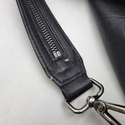 【現状渡し品】【メンズ/レディース】 JIMMY CHOO ジミーチュウ LEATHER TOTE BAG レザー トートバッグ クロコ型押し カバン 鞄 188-260826-ay-03-izu カラー：ブラック 万代Net店
