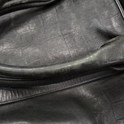 【現状渡し品】【メンズ/レディース】 JIMMY CHOO ジミーチュウ LEATHER TOTE BAG レザー トートバッグ クロコ型押し カバン 鞄 188-260826-ay-03-izu カラー：ブラック 万代Net店