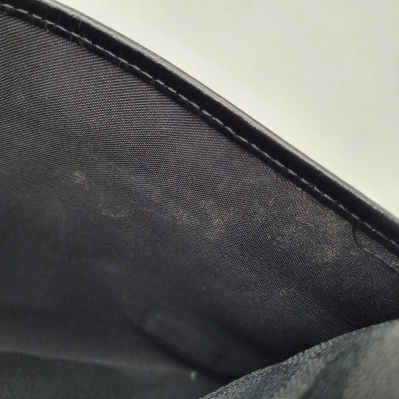 【現状渡し品】【メンズ/レディース】 LOUIS VUITTON ルイ・ヴィトン N58029 ダミエ グラフィット ダニエル MM ショルダーバッグ カバン 鞄 179-260826-ay-04-izu カラー：ブラック 万代Net店